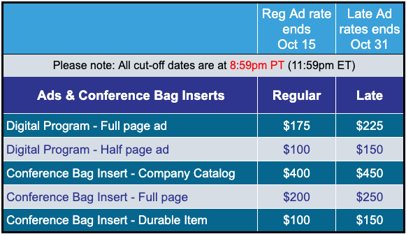 Advertiser packages