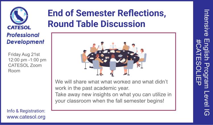 IEP round table Aug 21