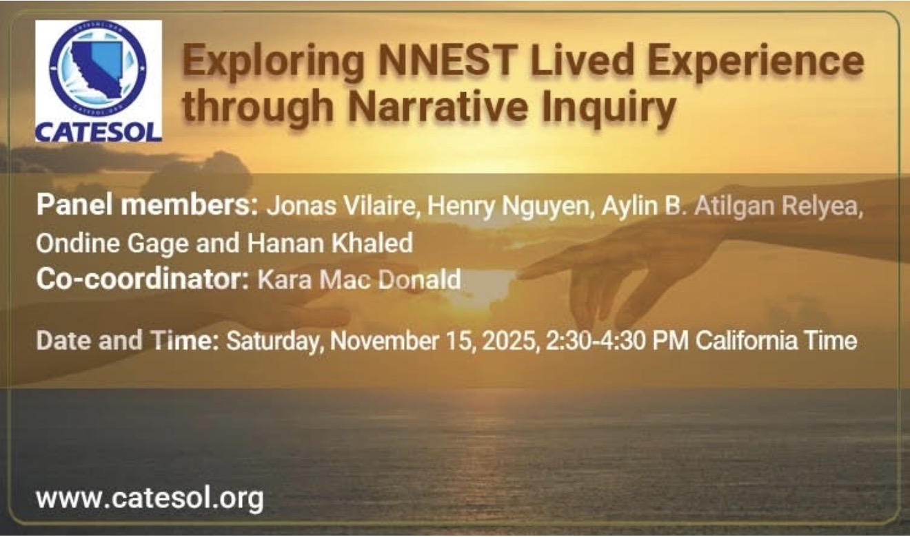 Image of sunset and event information