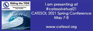 I'm presenting at #catesolvirtual21