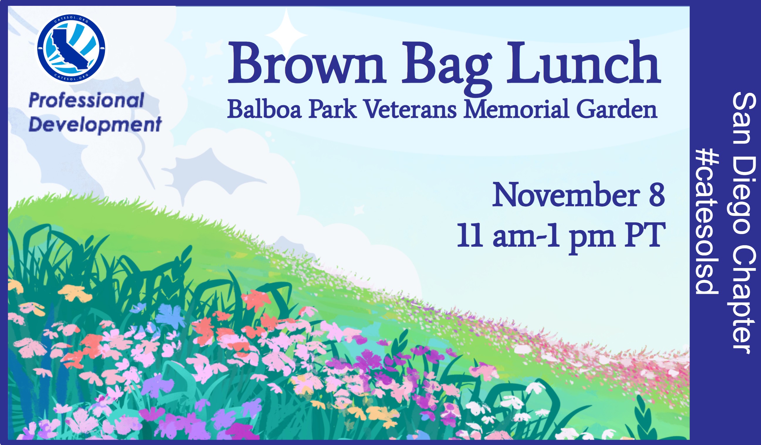 Image of Park Illustration with event information as listed below