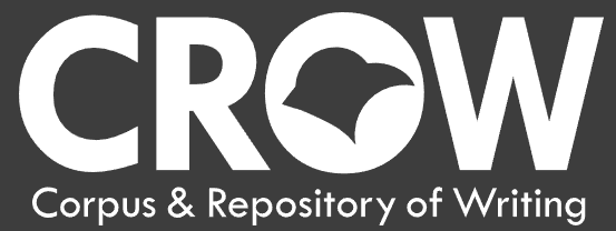 Image of CROW Corpus and Repository of Writing Logo