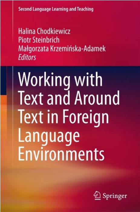 Image book cover working with text and around text in foreign language environments springer